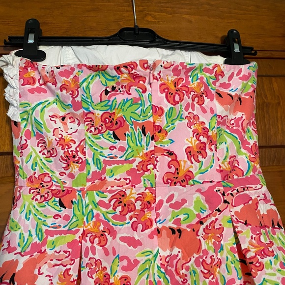 Lilly Pulitzer Strapless Ferra Dress in Call Me Kitty size 2 - Picture 10 of 12